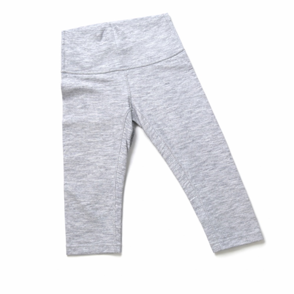 Lululemon Gray Stretch Leggings 25”